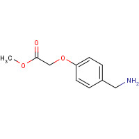 132224-97-6 methyl 2-[4-(aminomethyl)phenoxy]acetate chemical structure