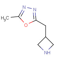 1263387-79-6 2-(azetidin-3-ylmethyl)-5-methyl-1,3,4-oxadiazole chemical structure