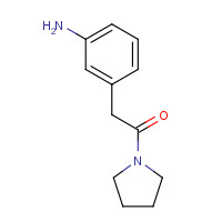 945104-41-6 2-(3-aminophenyl)-1-pyrrolidin-1-ylethanone chemical structure