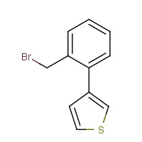 99902-04-2 3-[2-(bromomethyl)phenyl]thiophene chemical structure