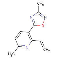 1228430-81-6 5-(2-ethenyl-6-methylpyridin-3-yl)-3-methyl-1,2,4-oxadiazole chemical structure