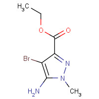 1174305-82-8 ethyl 5-amino-4-bromo-1-methylpyrazole-3-carboxylate chemical structure
