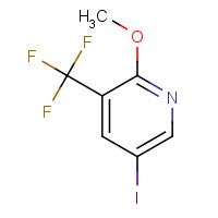887707-27-9 5-iodo-2-methoxy-3-(trifluoromethyl)pyridine chemical structure