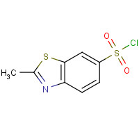 21431-13-0 2-methyl-1,3-benzothiazole-6-sulfonyl chloride chemical structure