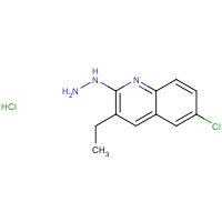 1017147-55-5 (6-chloro-3-ethylquinolin-2-yl)hydrazine;hydrochloride chemical structure
