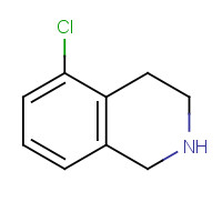 73075-43-1 5-chloro-1,2,3,4-tetrahydroisoquinoline chemical structure
