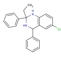 84571-61-9 6-chloro-2-ethyl-2,4-diphenyl-3,4-dihydro-1H-quinazoline chemical structure