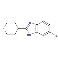 578709-05-4 6-bromo-2-piperidin-4-yl-1H-benzimidazole chemical structure