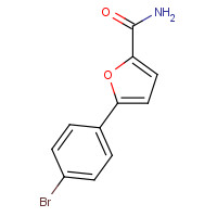 128373-24-0 5-(4-bromophenyl)furan-2-carboxamide chemical structure