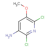 720666-44-4 2,6-dichloro-5-methoxypyridin-3-amine chemical structure