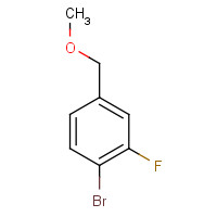 162744-47-0 1-bromo-2-fluoro-4-(methoxymethyl)benzene chemical structure