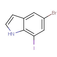 123020-20-2 5-bromo-7-iodo-1H-indole chemical structure