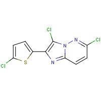 483367-55-1 3,6-dichloro-2-(5-chlorothiophen-2-yl)imidazo[1,2-b]pyridazine chemical structure