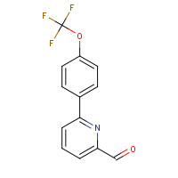 887979-25-1 6-[4-(trifluoromethoxy)phenyl]pyridine-2-carbaldehyde chemical structure
