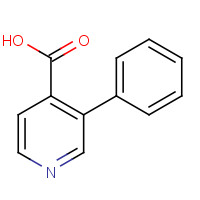 104096-15-3 3-phenylpyridine-4-carboxylic acid chemical structure
