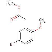 294860-58-5 methyl 2-(5-bromo-2-methoxyphenyl)acetate chemical structure