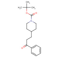 301232-43-9 tert-butyl 4-(3-oxo-3-phenylpropyl)piperidine-1-carboxylate chemical structure