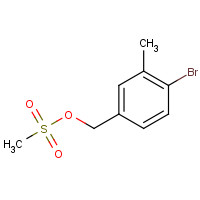 948350-91-2 (4-bromo-3-methylphenyl)methyl methanesulfonate chemical structure