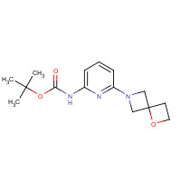 1303587-88-3 tert-butyl N-[6-(1-oxa-6-azaspiro[3.3]heptan-6-yl)pyridin-2-yl]carbamate chemical structure