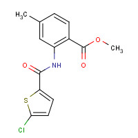 929214-55-1 methyl 2-[(5-chlorothiophene-2-carbonyl)amino]-4-methylbenzoate chemical structure