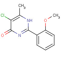 938180-32-6 5-chloro-2-(2-methoxyphenyl)-6-methyl-1H-pyrimidin-4-one chemical structure