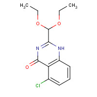 1272357-30-8 5-chloro-2-(diethoxymethyl)-1H-quinazolin-4-one chemical structure