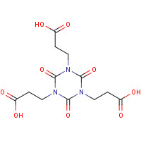 2904-41-8 3-[3,5-bis(2-carboxyethyl)-2,4,6-trioxo-1,3,5-triazinan-1-yl]propanoic acid chemical structure
