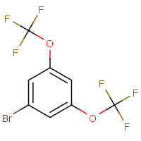 1010101-95-7 1-bromo-3,5-bis(trifluoromethoxy)benzene chemical structure