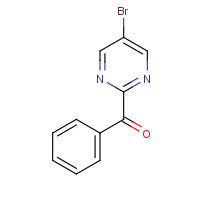 1068975-23-4 (5-bromopyrimidin-2-yl)-phenylmethanone chemical structure