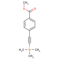 75867-41-3 methyl 4-(2-trimethylsilylethynyl)benzoate chemical structure