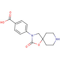 1356386-23-6 4-(2-oxo-1-oxa-3,8-diazaspiro[4.5]decan-3-yl)benzoic acid chemical structure