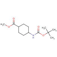 146307-51-9 methyl 4-[(2-methylpropan-2-yl)oxycarbonylamino]cyclohexane-1-carboxylate chemical structure