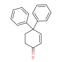 4528-64-7 4,4-diphenylcyclohex-2-en-1-one chemical structure