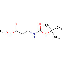 42116-55-2 methyl 3-[(2-methylpropan-2-yl)oxycarbonylamino]propanoate chemical structure