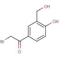 62932-94-9 2-bromo-1-[4-hydroxy-3-(hydroxymethyl)phenyl]ethanone chemical structure