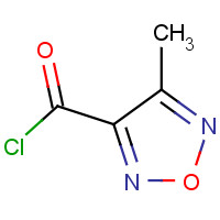 15323-68-9 4-methyl-1,2,5-oxadiazole-3-carbonyl chloride chemical structure