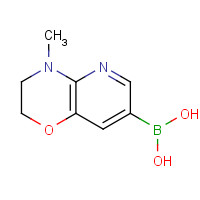 1314239-17-2 (4-methyl-2,3-dihydropyrido[3,2-b][1,4]oxazin-7-yl)boronic acid chemical structure