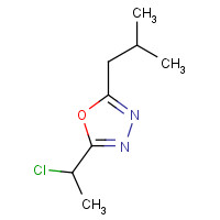 926231-94-9 2-(1-chloroethyl)-5-(2-methylpropyl)-1,3,4-oxadiazole chemical structure