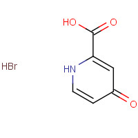 125545-96-2 4-oxo-1H-pyridine-2-carboxylic acid;hydrobromide chemical structure