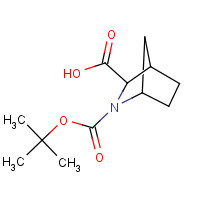 134795-25-8 3-[(2-methylpropan-2-yl)oxycarbonyl]-3-azabicyclo[2.2.1]heptane-2-carboxylic acid chemical structure