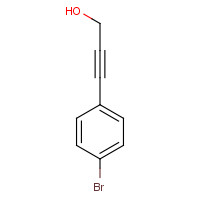37614-58-7 3-(4-bromophenyl)prop-2-yn-1-ol chemical structure