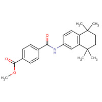 94497-53-7 methyl 4-[(5,5,8,8-tetramethyl-6,7-dihydronaphthalen-2-yl)carbamoyl]benzoate chemical structure
