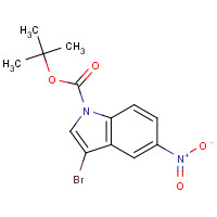 914349-31-8 tert-butyl 3-bromo-5-nitroindole-1-carboxylate chemical structure