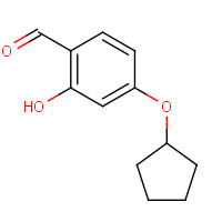 1196474-82-4 4-cyclopentyloxy-2-hydroxybenzaldehyde chemical structure