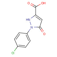 1020253-87-5 2-(4-chlorophenyl)-3-oxo-1H-pyrazole-5-carboxylic acid chemical structure