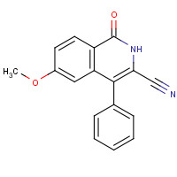 849549-26-4 6-methoxy-1-oxo-4-phenyl-2H-isoquinoline-3-carbonitrile chemical structure
