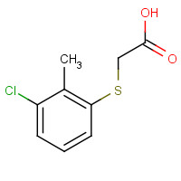 6375-67-3 2-(3-chloro-2-methylphenyl)sulfanylacetic acid chemical structure
