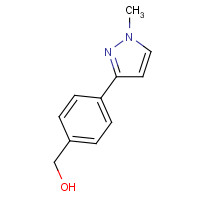 179055-20-0 [4-(1-methylpyrazol-3-yl)phenyl]methanol chemical structure