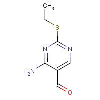 867353-54-6 4-amino-2-ethylsulfanylpyrimidine-5-carbaldehyde chemical structure