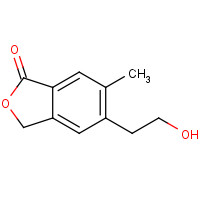 1255206-98-4 5-(2-hydroxyethyl)-6-methyl-3H-2-benzofuran-1-one chemical structure